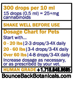 Full Spectrum CO2 Hemp and Cannabinoid CBD Hemp Natural Alternative Remedy Herbal Organic Supplemental Care for Pets